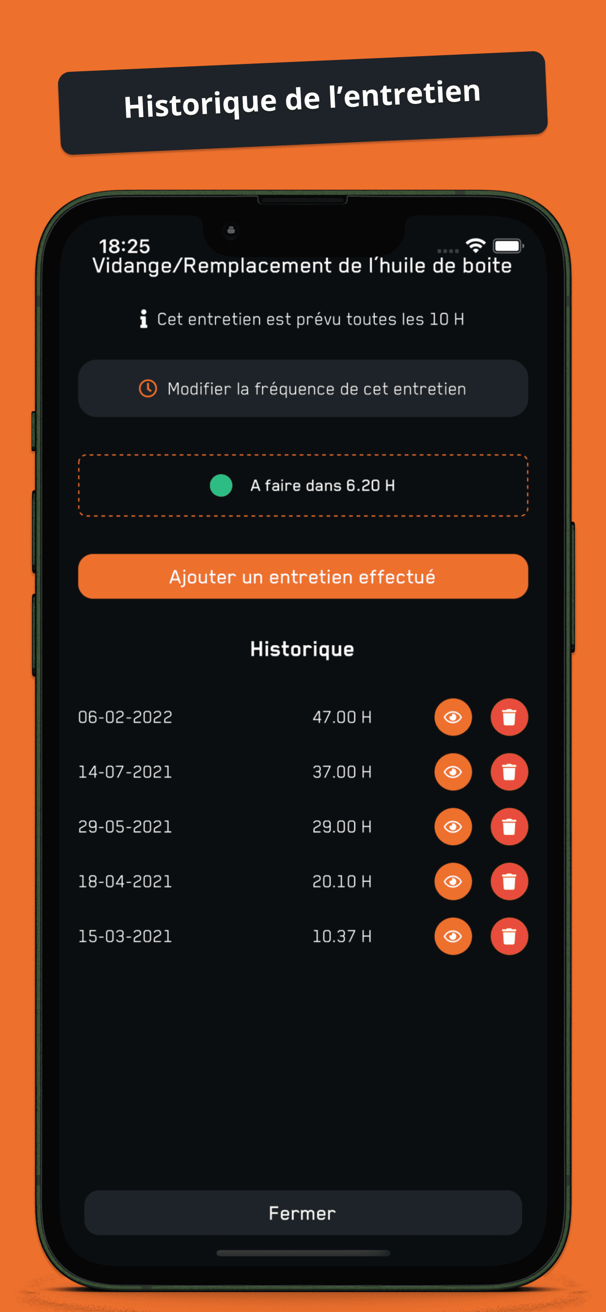 L’application dédiée à l’entretien de votre motocross et enduro